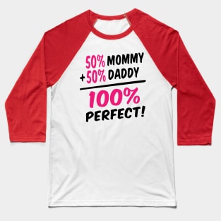 Family math girl Baseball T-Shirt